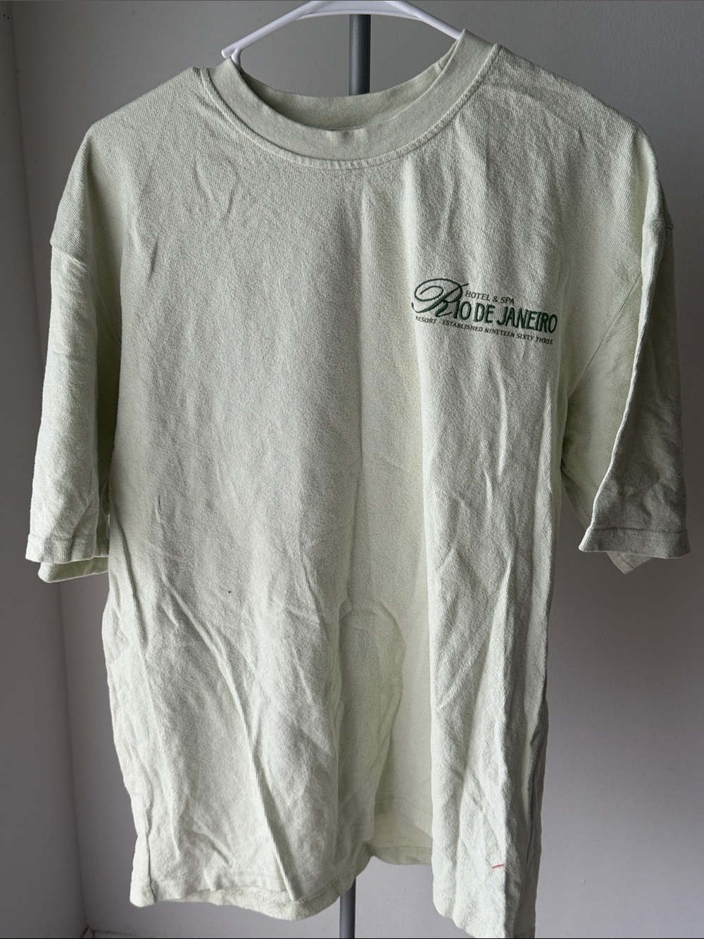 Rio de Janeiro Logo Short Sleeve T-Shirt - Light Green - Picture 1 of 2